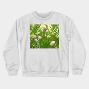 Purple Chives Crewneck Sweatshirt